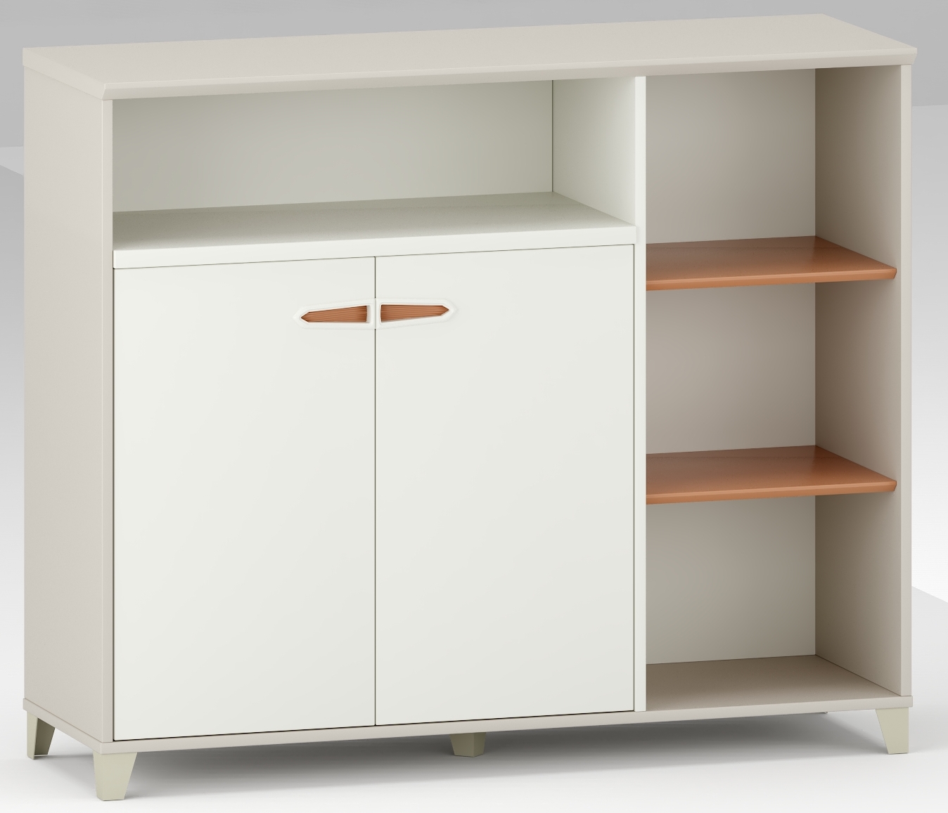 开放式办公工位