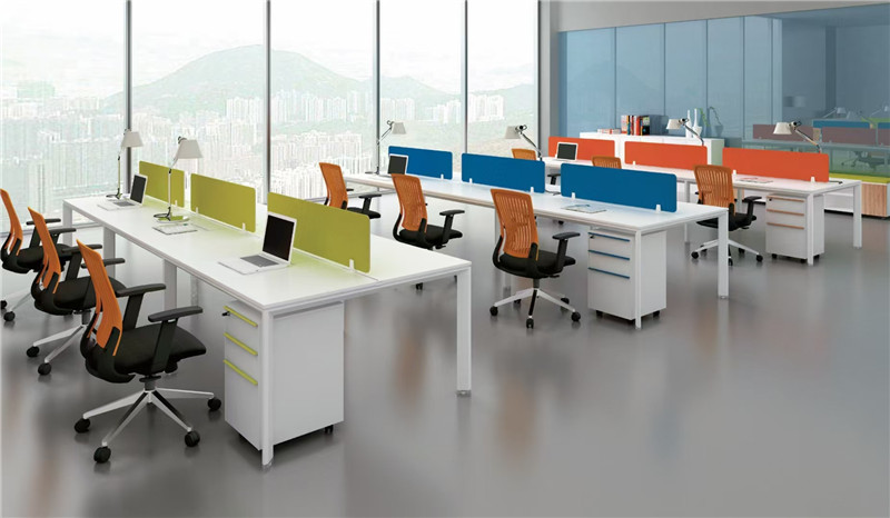 开放式办公工位