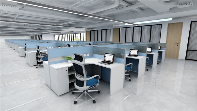 屏风式办公工位