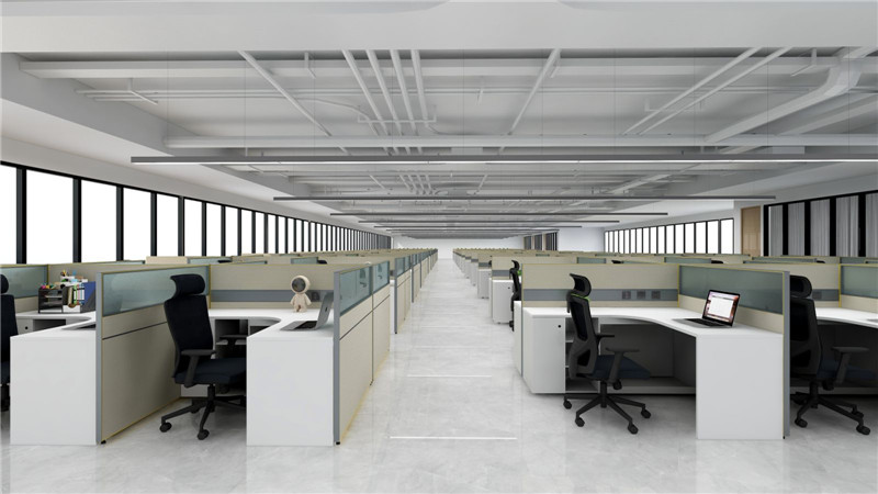 屏风式办公工位